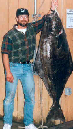 Great halibut catch from our fishing charter boat