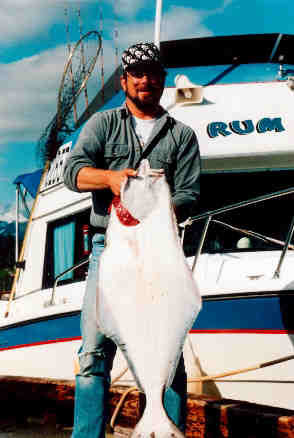 Halibut fishing in Juneau Alaska