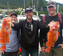 Rockfish sport fishing in Alaska